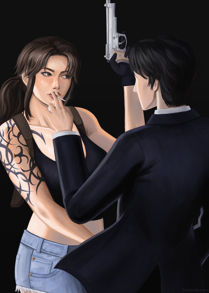 luxuanluxuan's tweet image. i'll finish reading the manga once i'm no longer broke.
#blacklagoon #revy #rock