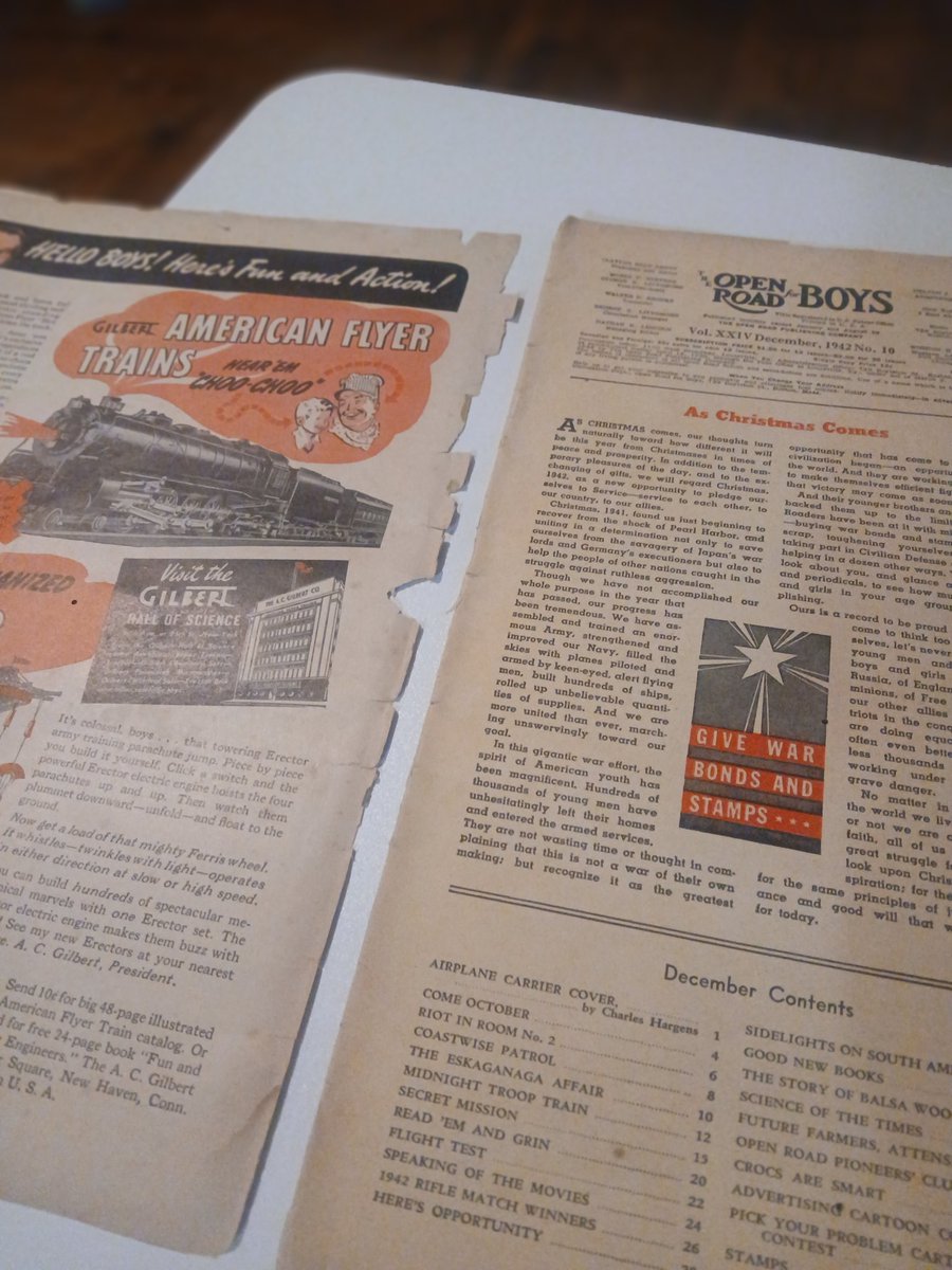 Amazingthrifts's tweet image. Check out #OpenRoadForBoys #Magazine Vol. 26 December 1942 ebay.us/m/7faFxu #eBay via @eBay