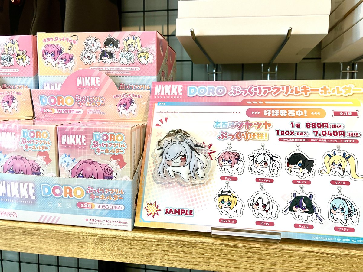🟢MEGA NIKKE STORE TOKYO🟢 ＜商品情報＞ ☆アクリルスタンド 11種