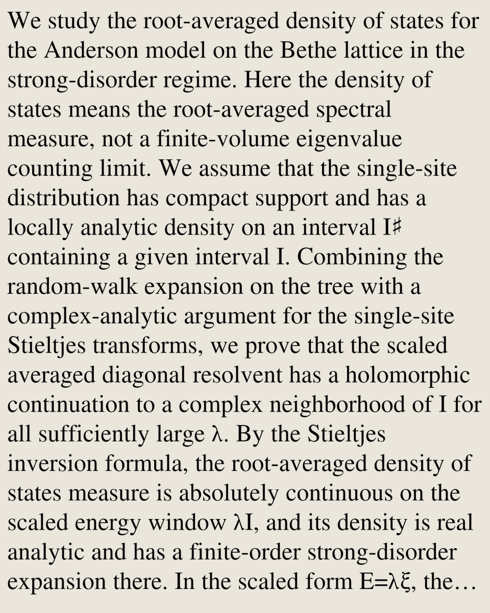 Mathematical Physics Papers tweet media