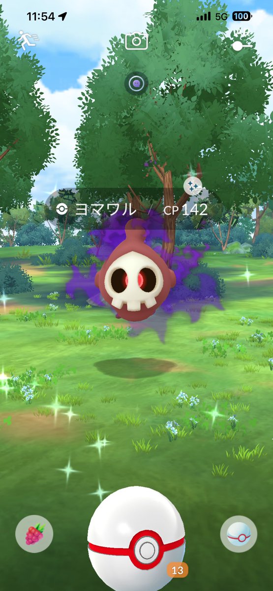 ロケット団からヨマワル色違いきた！！
 #ポケモンGO