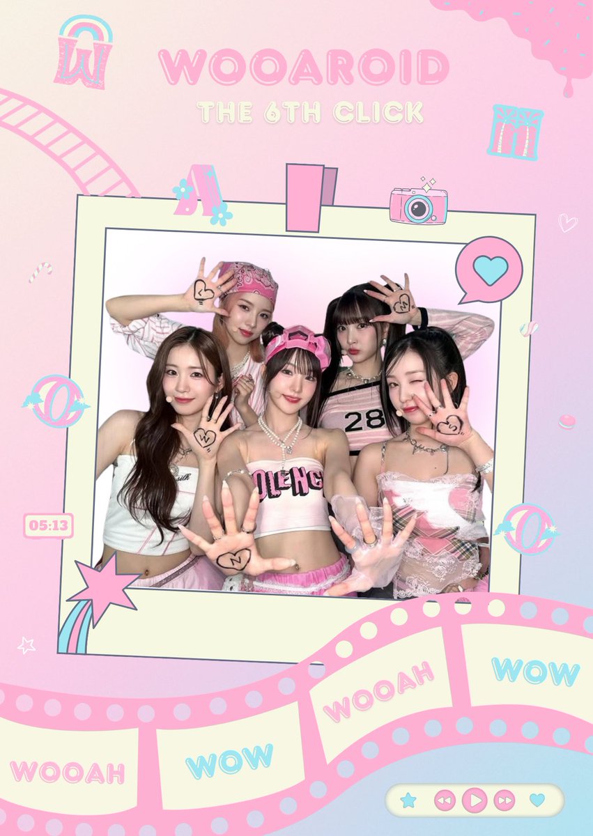 wooah_event's tweet photo. 𝗪𝗢𝗢𝗔𝗛 𝟲𝗧𝗛 𝗗𝗘𝗕𝗨𝗧 𝗔𝗡𝗡𝗜𝗩𝗘𝗥𝗦𝗔𝗥𝗬 𝗖𝗔𝗙𝗘

                  ⟡ WOOAROID 
                 THE 6TH CLICK ⟡ 

🍬아카이브 제트
🍬26.05.13 13:00-18:00

#WOOAH_6th_CLICK
#WOOAH #우아 https://t.co/crWLaca2PO