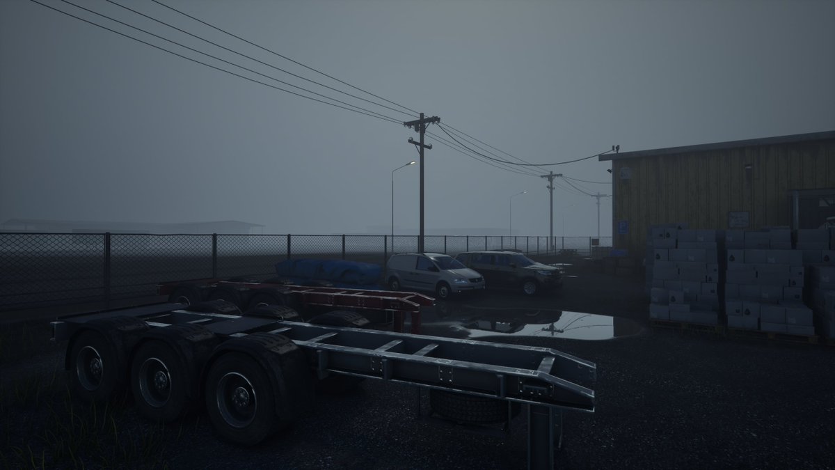 skx_doom's tweet photo. Seems like in the upcoming UE 5.8 the "Screen Space Fog Scattering" feature will be an included effect in the engine.
So, here are first tests with all the standard settings.

1. SSFS 
2. Built-in
3. Off (for reference) https://t.co/ckJnCsXbrK