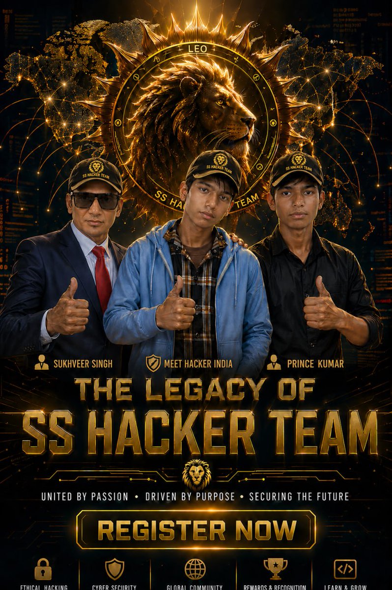 Meet Hacker India 🚀 | Founder - SS Hacker Team (@meetkumar150414 ...