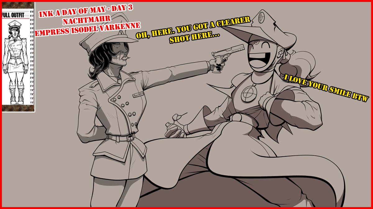 MST3KMAN's tweet photo. INK A DAY OF MAY 2026 - DAY 3 Streaming every day this month at 6pm EST #art #missingart #digitalart #inkadayofmay #iadom #fanart #ocart #majorphee https://t.co/ogLewBK3P1