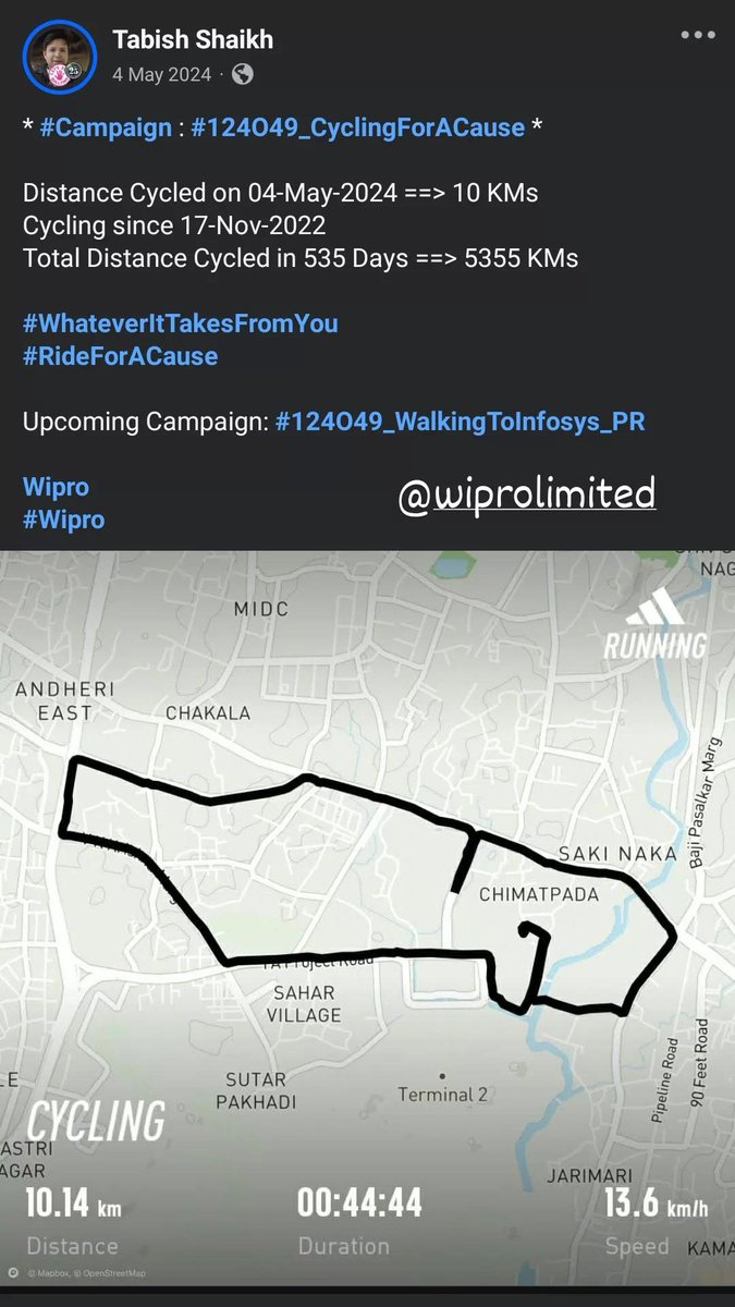 TabishSk21's tweet image. Total Distance Walked in 4 Days ==&amp;gt; 7 KMs

#WhateverItTakesFromYou
#WalkForACause

* #Campaign : #124O49_RunningForACause *

Distance Ran on 04-May-2025 ==&amp;gt; 05 KMs
Running since 09-Aug-2022
Total Distance Ran in 1000 Days ==&amp;gt; 5000 KMs

#WhateverItTakesFromYou
#RunForACause