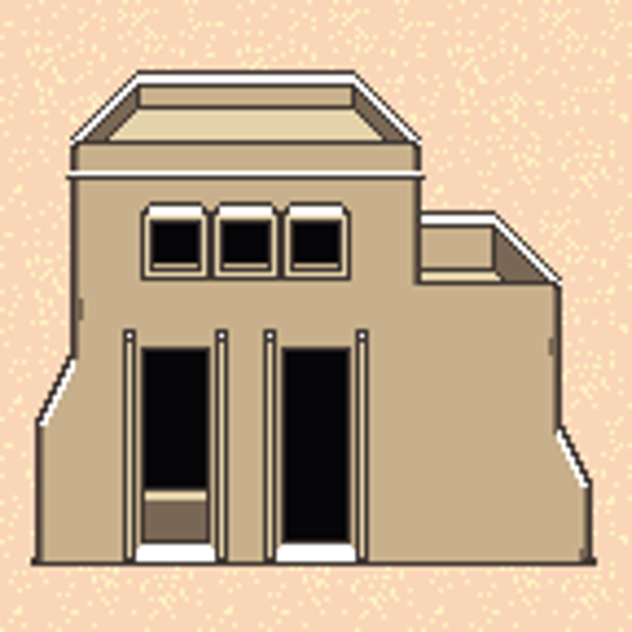 HEATHENCOMICS's tweet image. This is first design of HOUSE for 2D game ACHETATON
#Indiegame #gamer #game #2D #illustration #Egypt #ancient #house #pixelart #pixel
