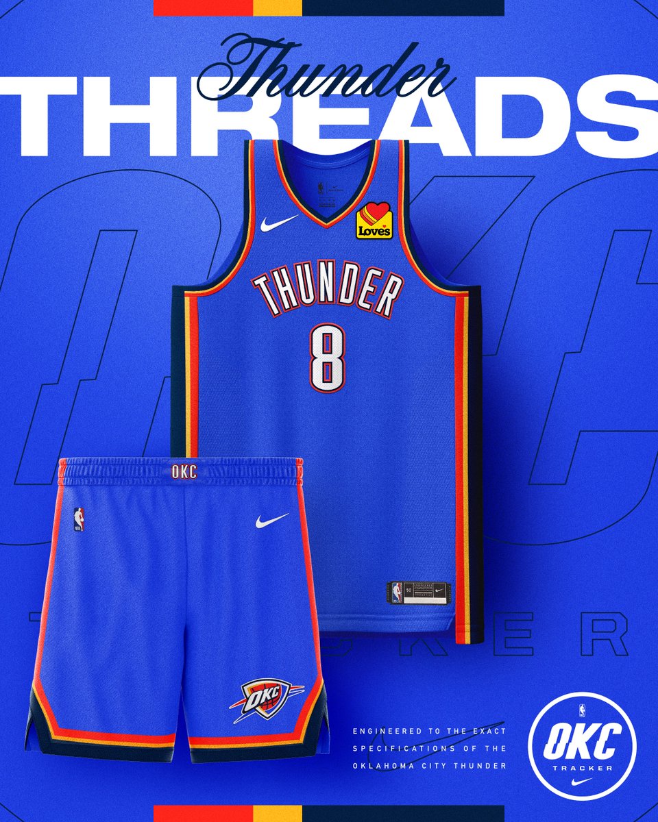 OKCTracker's tweet image. NBA Playoffs Gameday!
#ThunderUp vs #LakeShow

🕢 7:30pm CT
🏟️ Paycom Center
🎽 Icon 🔵 (30-5, 17-0 at home, 3-0 Playoffs)
📝 120.26 PPG, 105.37 Agst