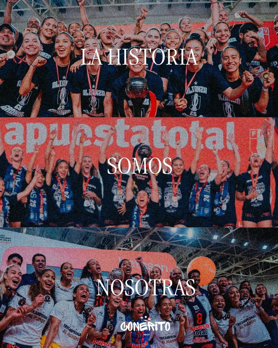 ¡TRICAMPEONAS! 🏆🏆🏆