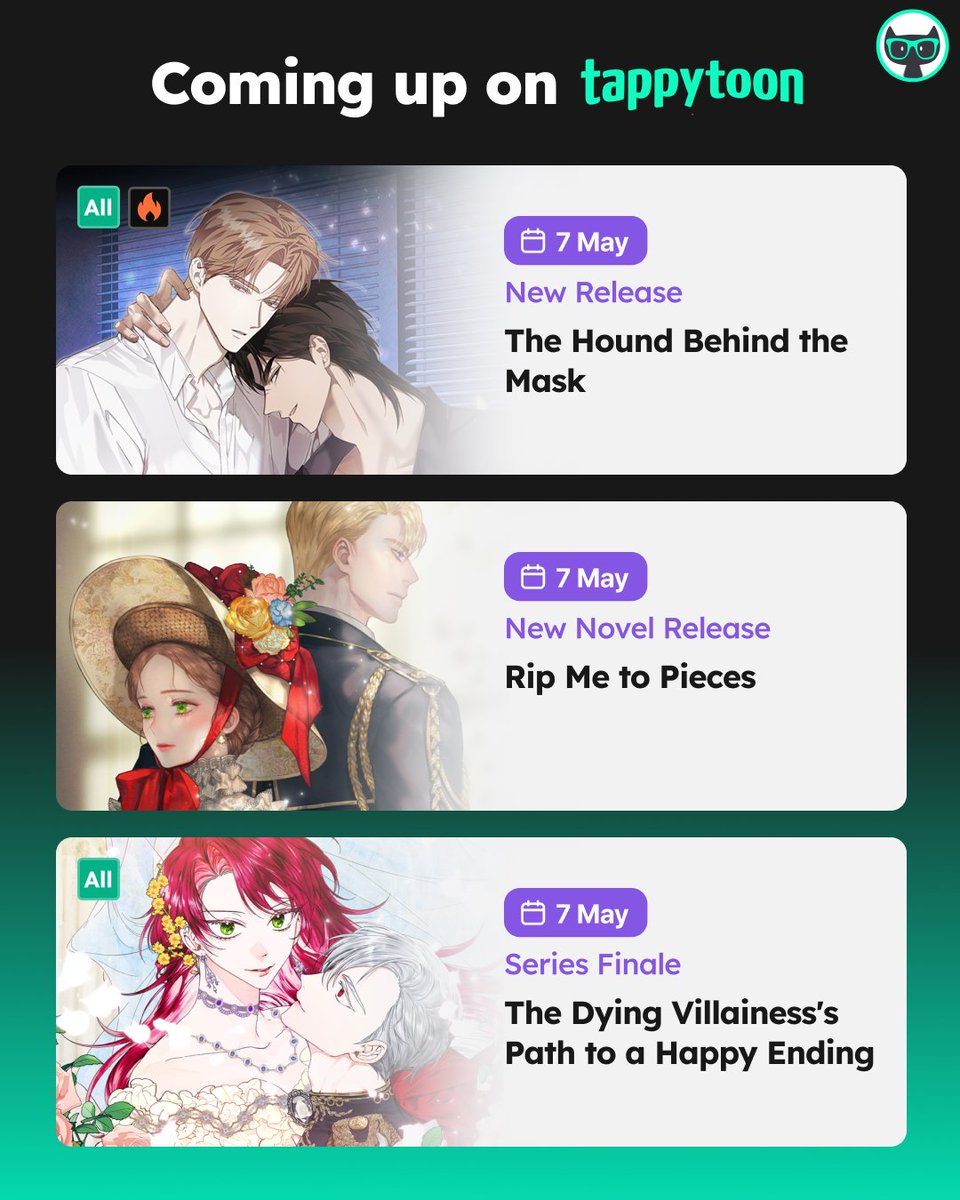 Tappy_toon's tweet image. Check out the first lineup of what’s coming this May!

Guess what? &amp;lt;PASSION&amp;gt; returns with a new season on May 10 👀

#Tappytoon #Webtoon #ComingSoon