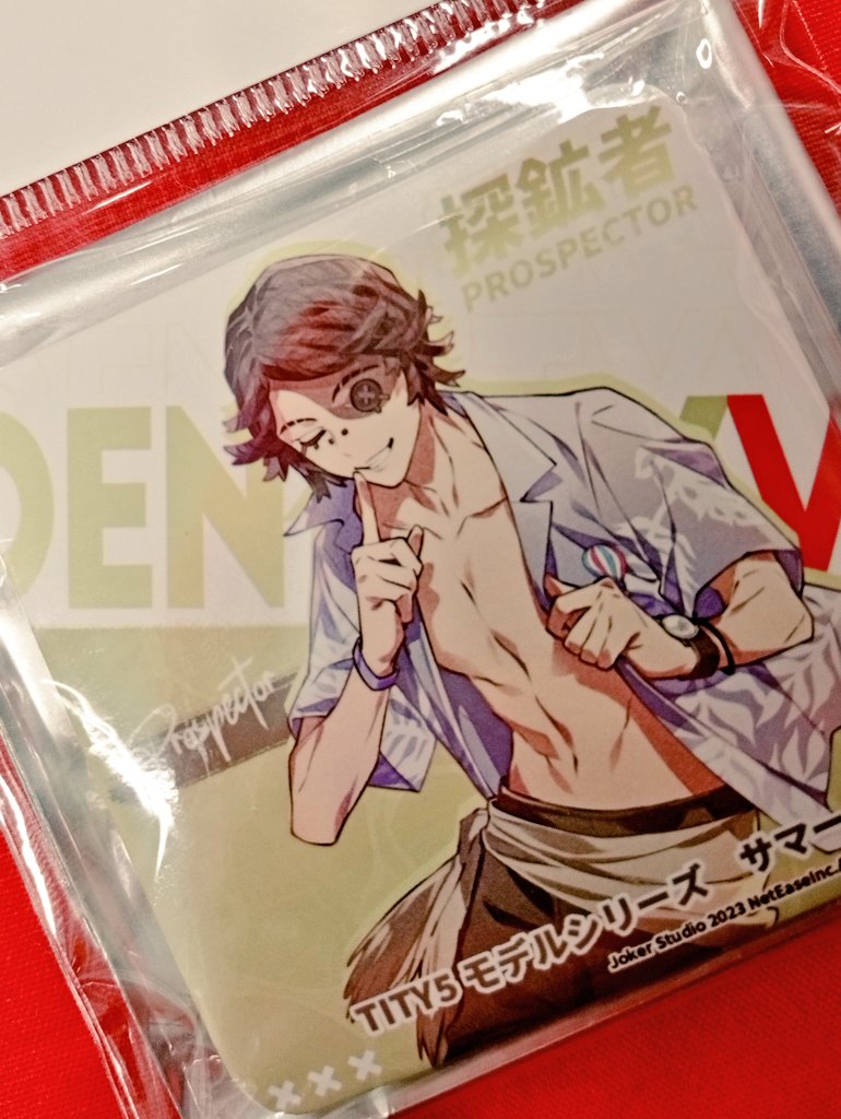 入荷情報】 第五人格 IdentityV サマーダイブ スクエア缶バッジ 探鉱者