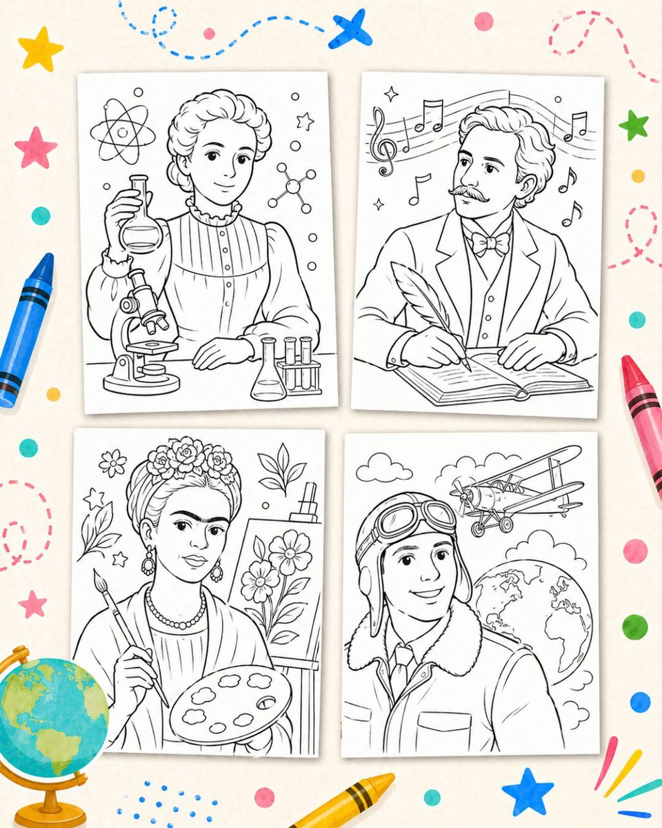IvansonStudios's tweet photo. Incredible Immigrants: America’s Colorful Tapestry is a fun, educational coloring book that helps kids learn about inspiring immigrants, big dreams, and the beauty of diverse cultures.

Explore the book https://t.co/fqXW15Zlpv

#IvansonStudios #IncredibleImmigrants #ColoringBook https://t.co/uw1DKlb9kc
