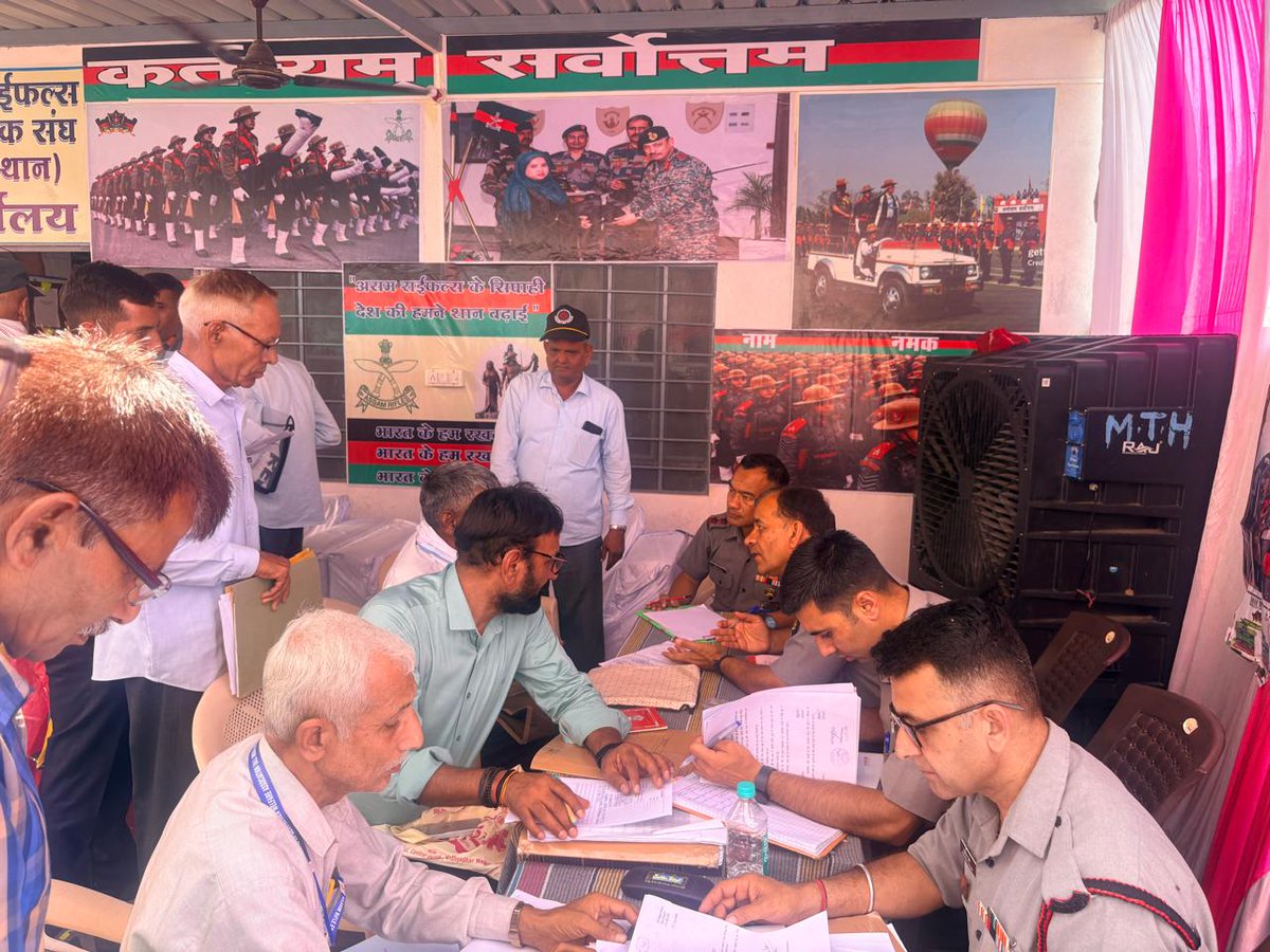 official_dgar's tweet image. ASSAM RIFLES STRENGTHENS VETERAN WELFARE THROUGH OUTREACH DRIVE IN RAJASTHAN
#AssamRifles successfully conducted an Outreach Drive at Sikar, Rajasthan on 03 May 2026, witnessing an overwhelming participation of approximately 120 ARESM, widows and NOKs, including 01 Army Officer