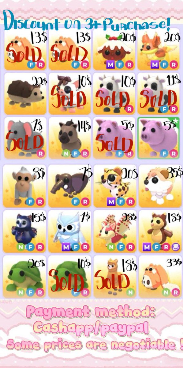 minjun_aera's tweet image. Selling adopt me pets + cryptids for 33-35$

Kw; shadow dragon bat exotic giraffe owl frost selling adm amp ratio

#adoptme #Adoptme #adoptmetrade #adoptmetrades #adoptmetrading #adoptmetraders #adoptmetradings #royalehightrades #royalehightradings #royalhightrading