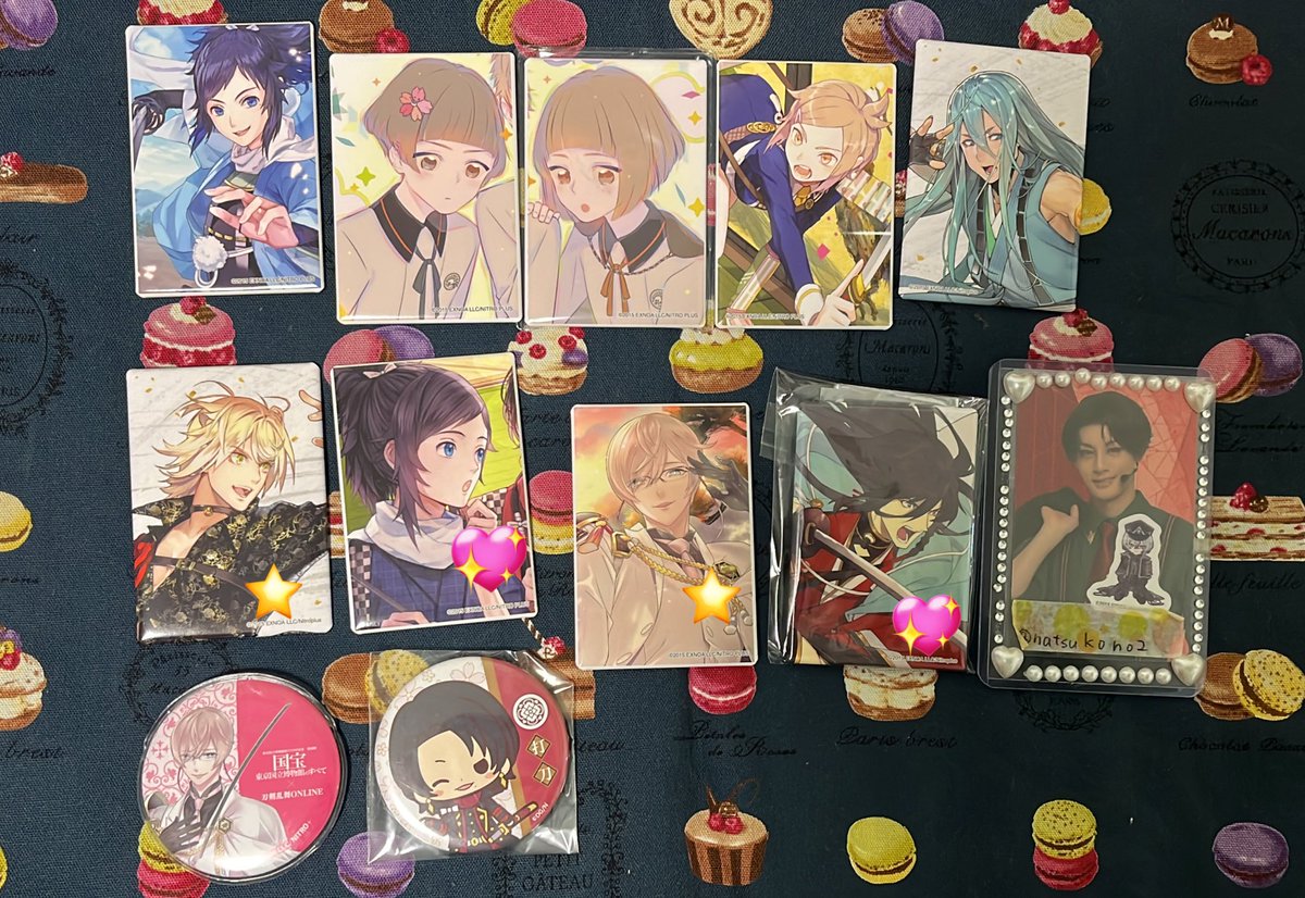譲渡】刀剣乱舞 スクエア 缶バッジ 祝賀 五周年 譲：大和守安定 平野藤