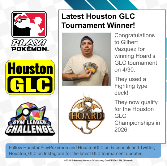 ***LATEST HOUSTON GLC WINNER ALERT***