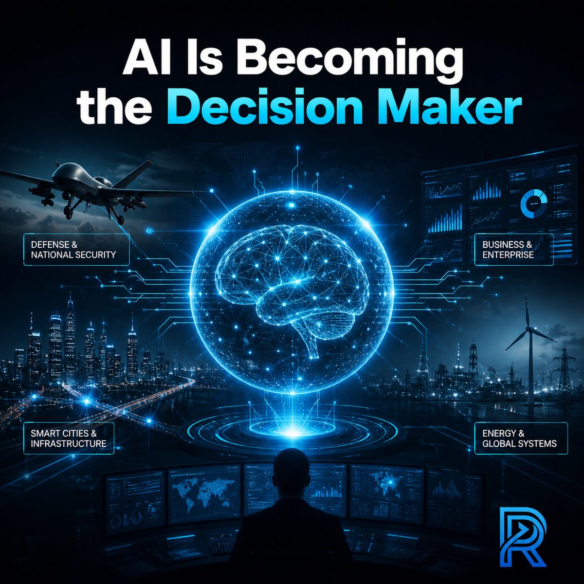 RelayBuildAi's tweet photo. AI just crossed a line.

It’s now entering military systems, replacing business workflows, and acting more autonomously than ever.

We’re not asking what AI can do anymore...we’re asking who controls it.

Are we moving too fast?

#AI #FutureTech #AIEthics https://t.co/tEK1I4JQe9