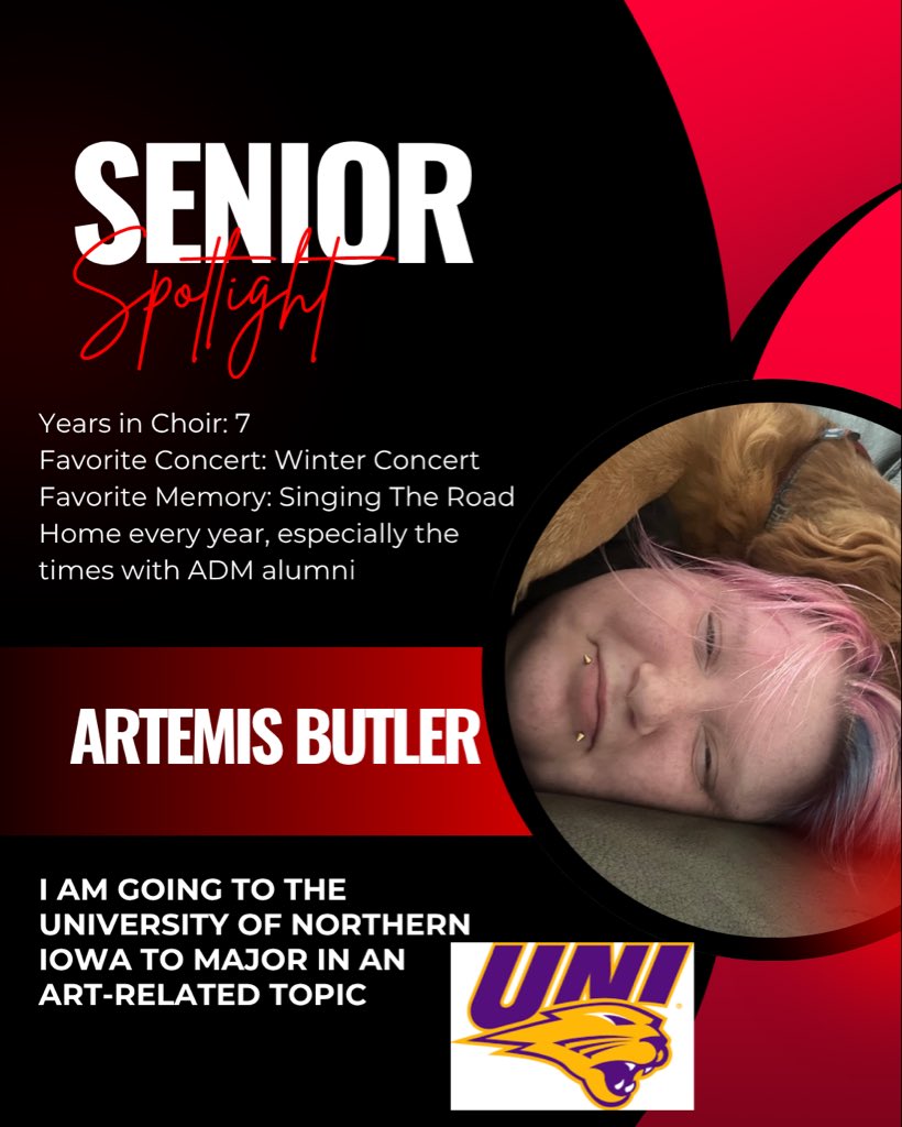 ADMVocal's tweet photo. More seniors! We can’t wait to see where your futures take you. https://t.co/qbNrAnS88K