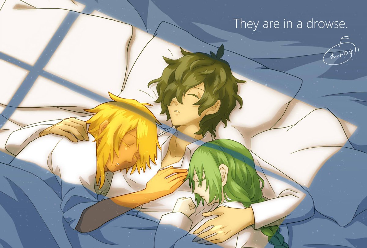 #みどりの日だからみんな緑髪を愛でるんだ
ちゃんと描いてるのあんまりないな
描くか