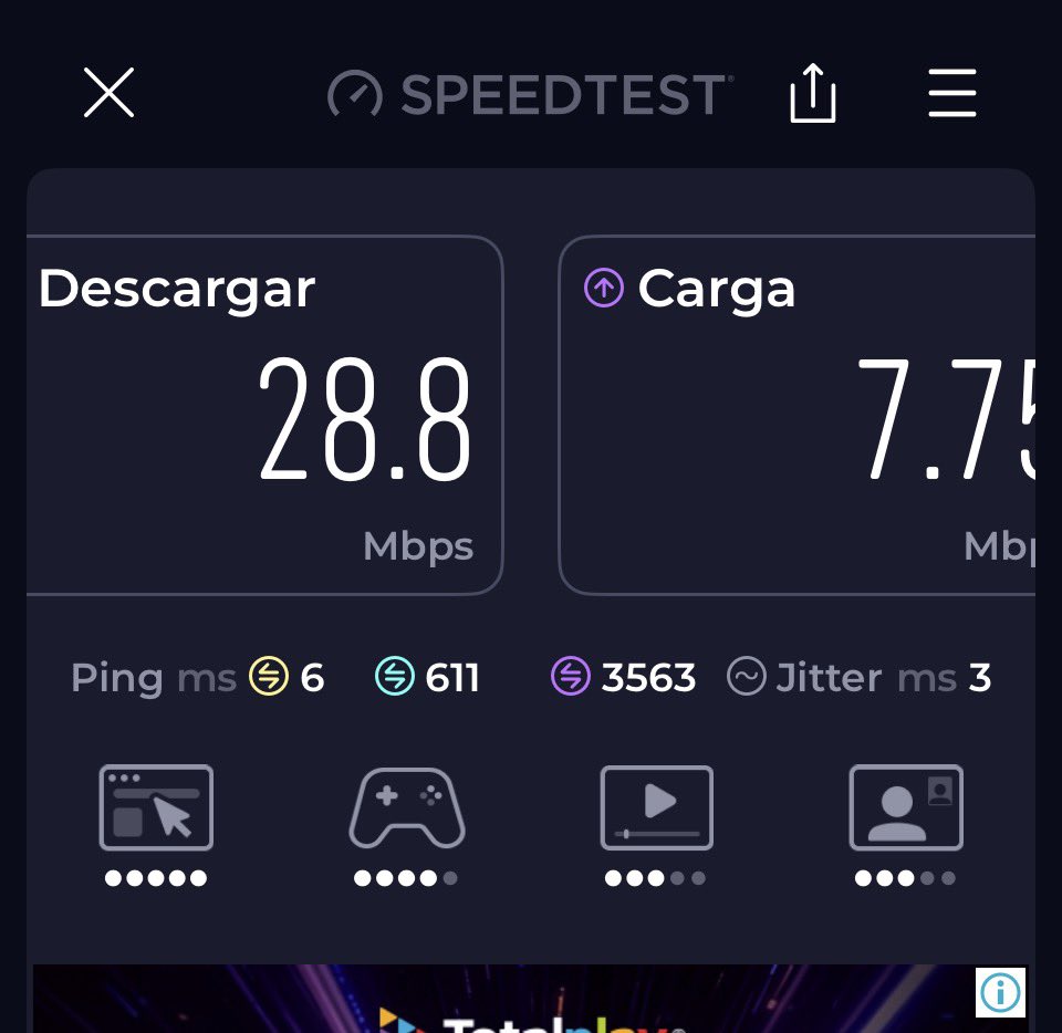 jlsisa's tweet photo. @TELMEXSoluciona  tengo 7 meses reportando la
muy baja velocidad de mi internet lo solucionan un día y a las 24 o 48 horas vuelve fallar https://t.co/6nuC0X8Frc