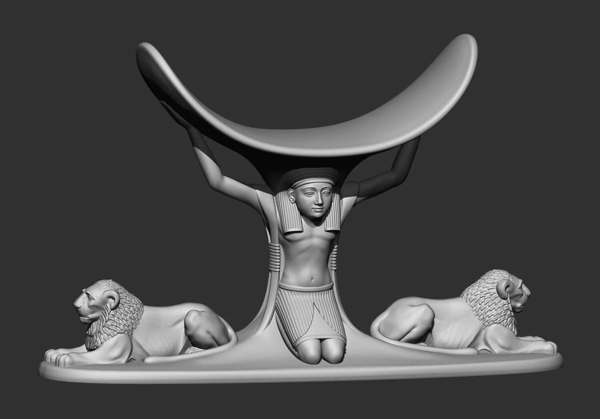 BasemSlamat's tweet photo. 🤴 Tutankhamun Ivory Headrest  3D Printable model • 3D files
➡️ Download 3D print model: https://t.co/jlDDFyTDBx
💡 Designed by Basemslama

@cults3d #3DPrinting #3DPrinter #Printable #STLfile https://t.co/3Fcx9IcbDb