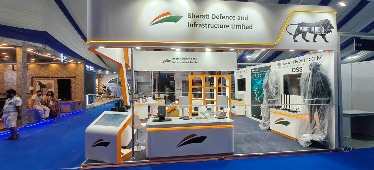 BharatiDefence's tweet photo. We’re all set and ready to engage with the armed forces as we present our next-generation tactical solutions. 🛡️

📍 Stall B 105
📅 04-06 May 2026

@SIDMIndia @adgpi @NorthernComd_IA 

 #NorthTechSymposium2026 #RakshaTriveniSangam #AatmanirbharBharat https://t.co/32seGUxO3v