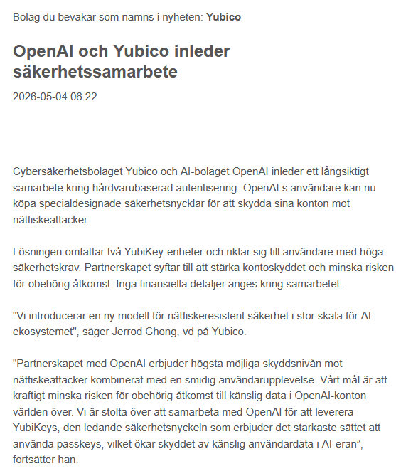 AbcpokerBI's tweet photo. BOOM #Yubico 🔥🔥🔥 https://t.co/B3HV5YhtWd