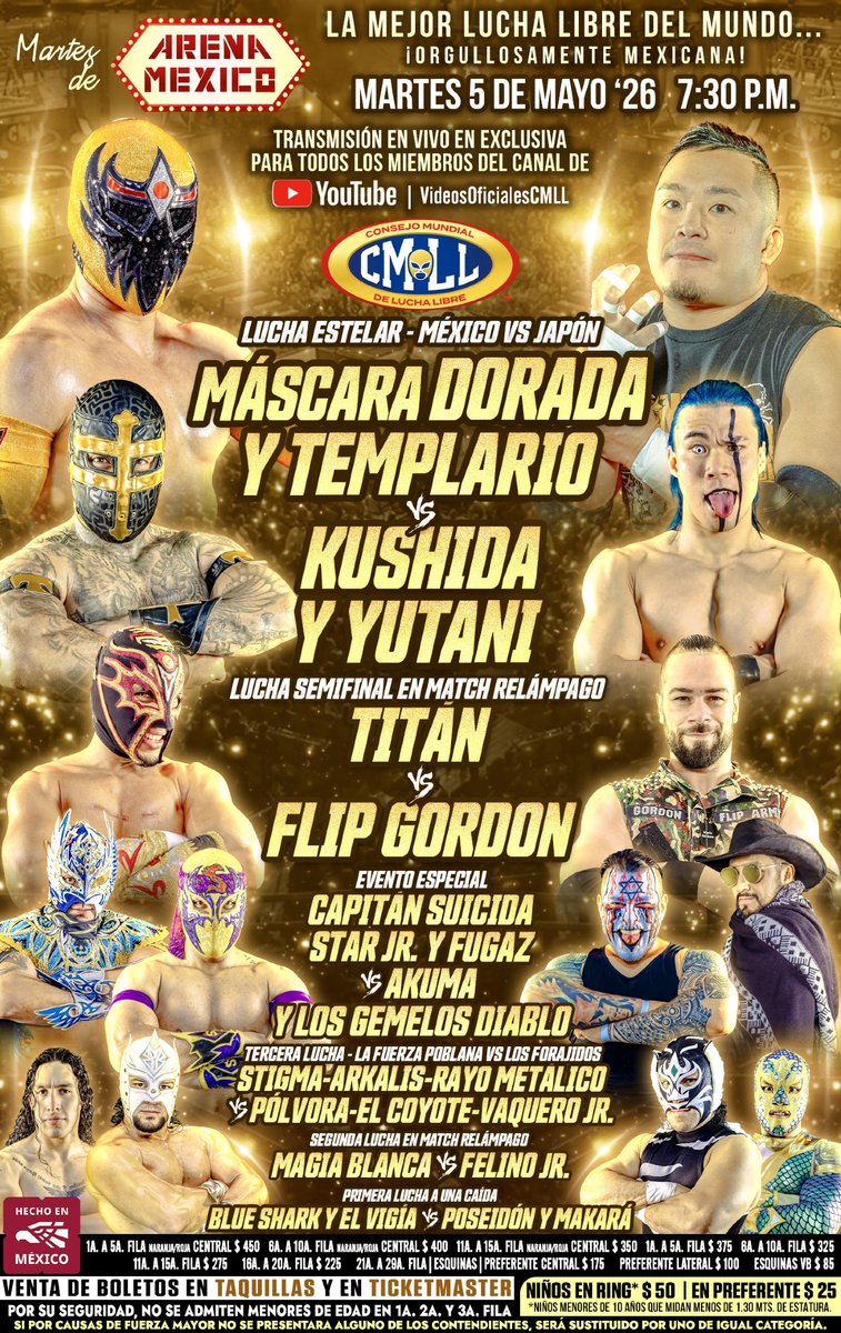 Lucha Libre CMLL tweet media