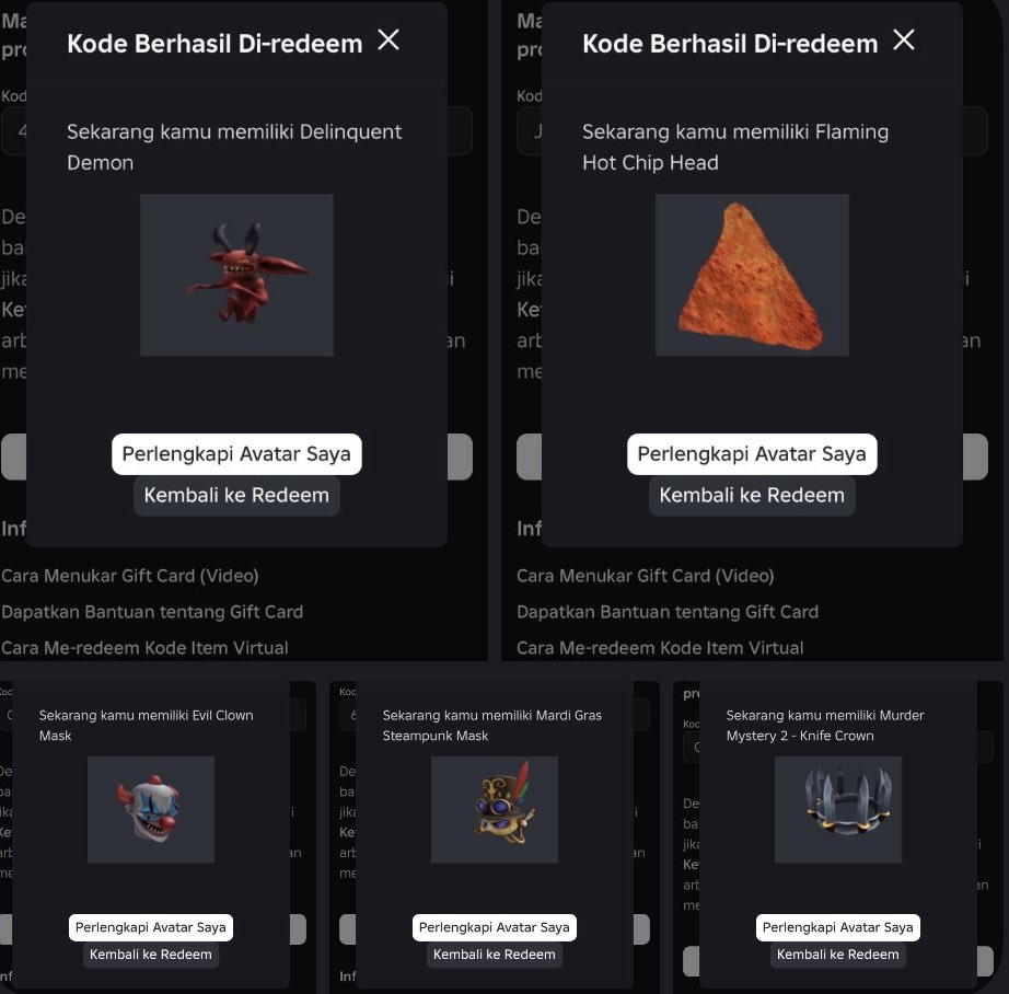 COCAlNX's tweet image. JUAL ITEM LIMITED ROBLOX 
#itemlimitedroblox #roblox #jualitem