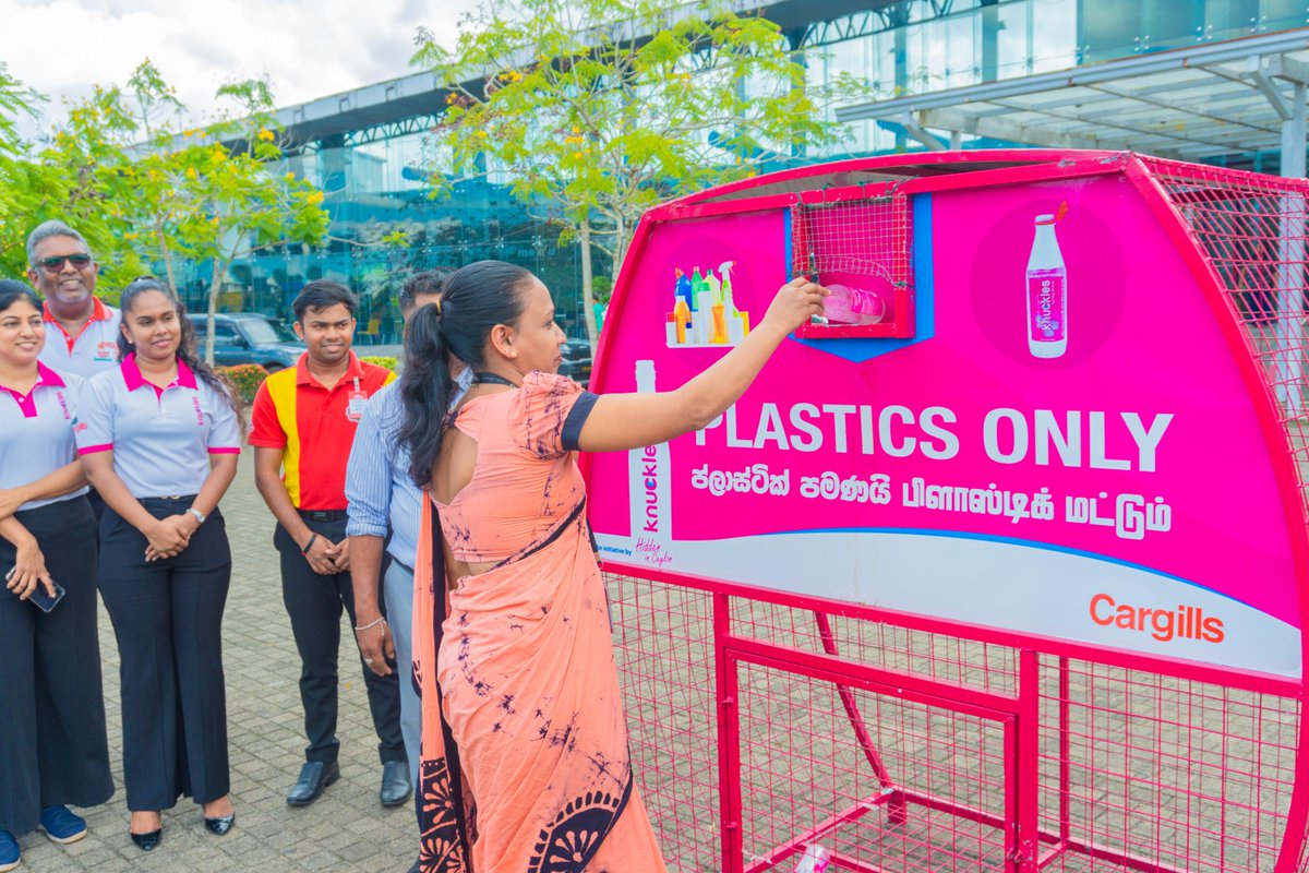 CargillsPLC's tweet photo. As part of its continued commitment to environmental sustainability, Cargills Food and Beverage Ltd through its brands KIST and KNUCKLES, has initiated a new plastic waste management project on Sri Lanka’s Southern Expressway.

Four plastic collection bins have been installed at the Welipenna Service Area to promote responsible disposal among commuters and ensure that collected plastic is directed into formal recycling systems.

With the Southern Expressway serving as a high-traffic transit route, this initiative aims to address plastic waste at source and promote more sustainable commuting habits.

This project forms part of Cargills’ broader sustainability agenda, which includes initiatives such as the Ocean Strainer Project in Boralesgamuwa and Wanathamulla, as well as coastal conservation efforts through the adoption of Crow Island Beach.

#Cargills #KIST #KNUCKLES #PlasticWasteManagement #CSR #Sustainability
