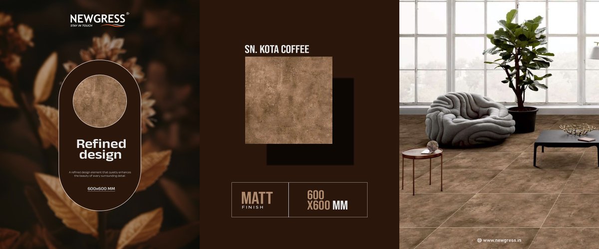 newgressceramic's tweet image. SN. KOTA COFFEE || 600X600 MM
newgress.in
#newgress #balaji #ceramics #porcelano #600x1200mmgvt #homedecor #CeramicBrand #400x400floortiles #Ceramictile #VitrifiedTiles #gvtcollection #floortiles #interior #architecture #porcelaintiles #MattFinish #manufacturer