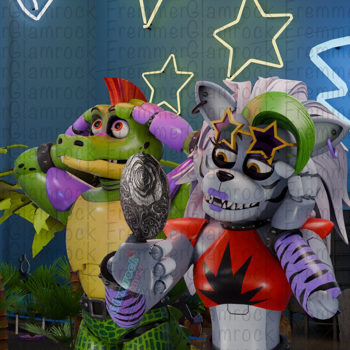 Glamrock Freddy tweet media