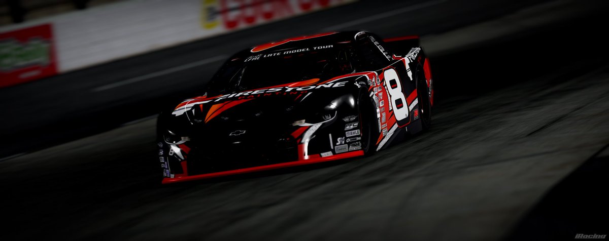 camren_c8's tweet photo. P3 at Martinsville. Ran 2nd to 3rd all night before making a terrible strategy call. Got lucky with an incident at the end moving us back to third. 

Thanks to Firestone Painting, Brown Family, and LFRL. Onto Season 6! https://t.co/sarU7S24dI
