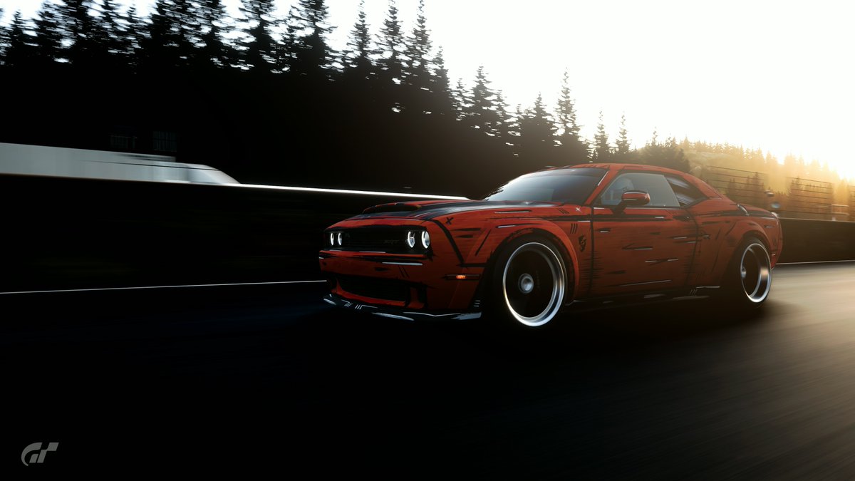 hazusukeyz's tweet photo. The Inked Challenger
β#DodgeChallenger β#MuscleCar
#GT7 #ThanksLiveryCreators
#VirtualPhotography #VPWorld https://t.co/oacS6DzJ9y