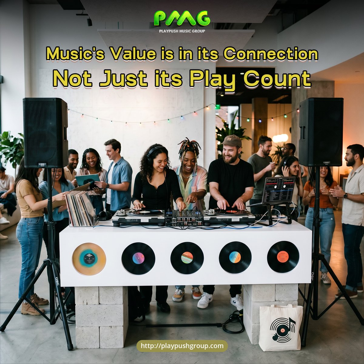 PlayPush_Music's tweet image. PMG Discussion: Is Music’s Value in Plays or Connection?

Numbers show reach, but connection defines impact.

✅ Plays vs resonance
✅ Metrics vs meaning
✅ Exposure vs emotional connection
🌐 playpushgroup.com
#MusicValue #MusicConnection #ContentCreation #DigitalMusic