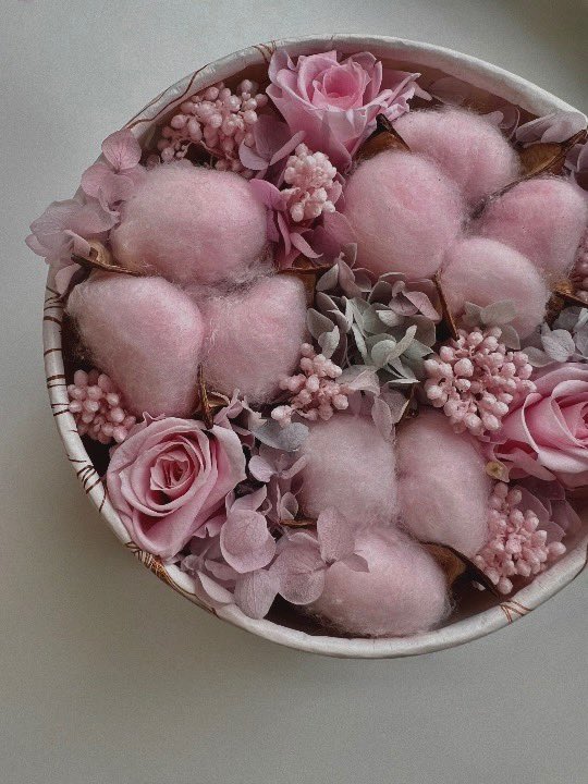katriniwow's tweet image. Cotton candy dreams in a boх💗

#Aesthetic #SoftVibes #Cotton #Flowers
