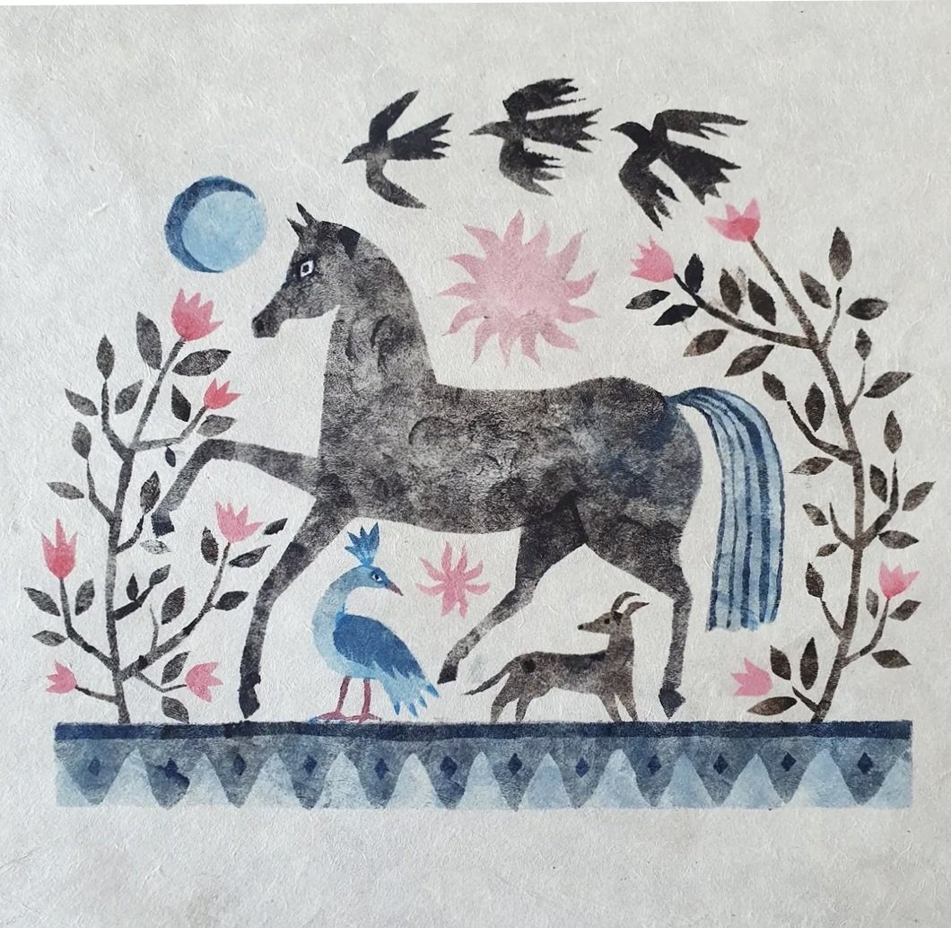 womensart1's tweet image. Artwork by contemporary printmaker Diana Catchpole #WomensArt