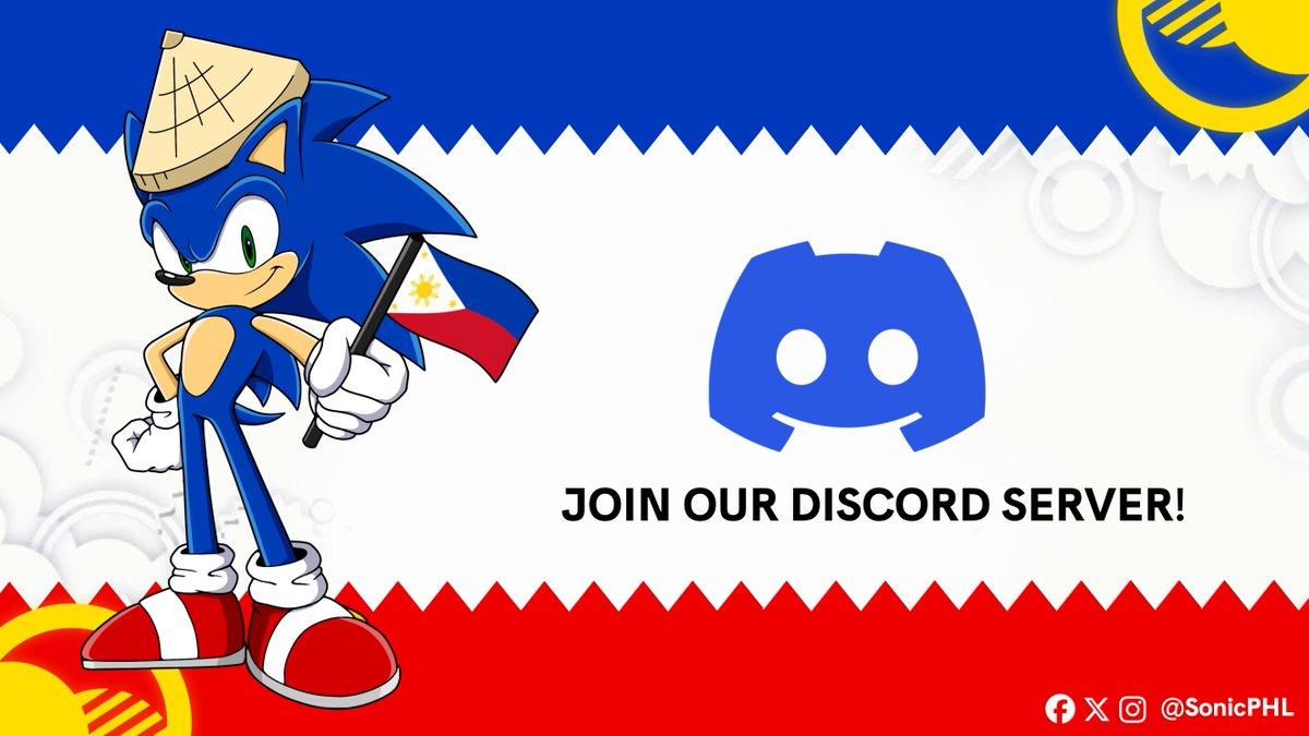 SonicPHL's tweet photo. Join us on our Discord Server!🔵🇵🇭

Connect and chat with other Pinoy Sonic fans and be up-to-date with upcoming events and happenings about our blue blur in the Philippines!

Link: https://t.co/dBc5RltYeQ https://t.co/QPQQJrxn8m