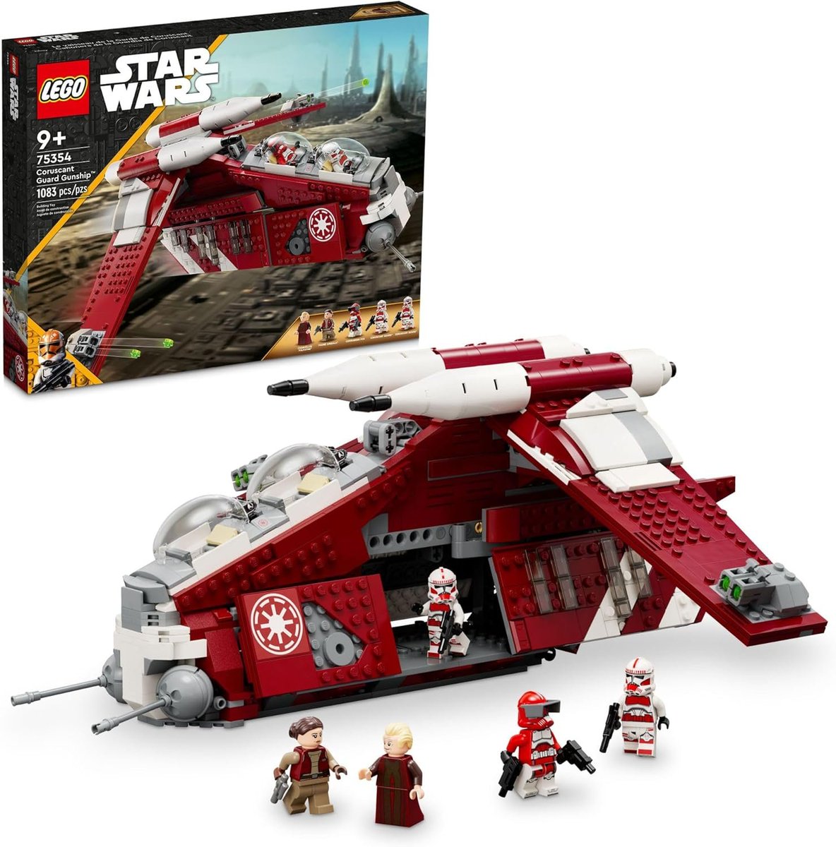 Wario64's tweet image. LEGO Star Wars: The Clone Wars Coruscant Guard Gunship is $97.99 on Amazon amzn.to/440r6xE #ad 

LEGO Star Wars: The Phantom Menace Battle Droid with STAP $83.99 amzn.to/3MqKqhG