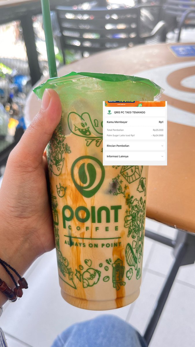 itsadeech_'s tweet photo. point coffee se upsize ini cuma rp.1🤣🤣 hari ini tambahan promo point like monday, buruan deh cekkk 
https://t.co/a7NSBACGzz

promo shopee promo point https://t.co/gSA6aAqk91
