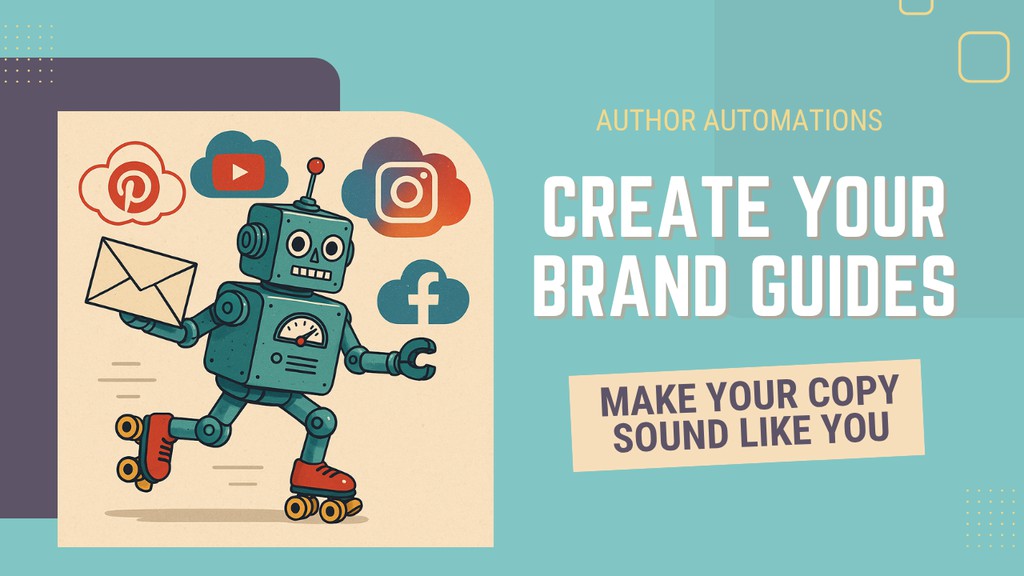 ChelleHoniker's tweet image. Build your author brand, copywriting, and social media guide with this free app. It walks you through 35 questions total—13 for brand (about 15 minutes), 14 for copywriting, 8 for social—to build all three frameworks.

Read more 👉 lttr.ai/Aqmol

#Indieauthor