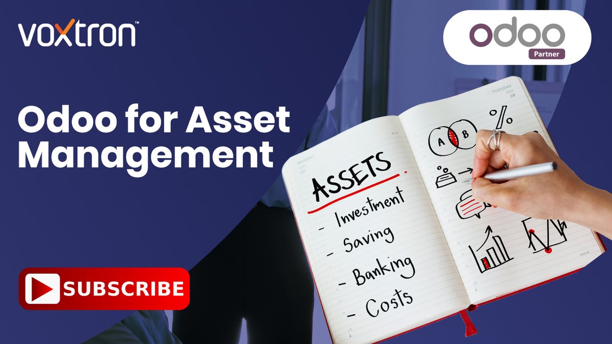 Voxtronsolution's tweet image. Welcome to our latest episode! 

Vishnupriya M R explains how Odoo Asset Management streamlines asset tracking, reduces downtime, and boosts ROI for businesses of any size.

🎥 Watch here: youtu.be/j5AeC76rCko?si…

#Odoo #AssetManagement #DigitalTransformation #Voxtron