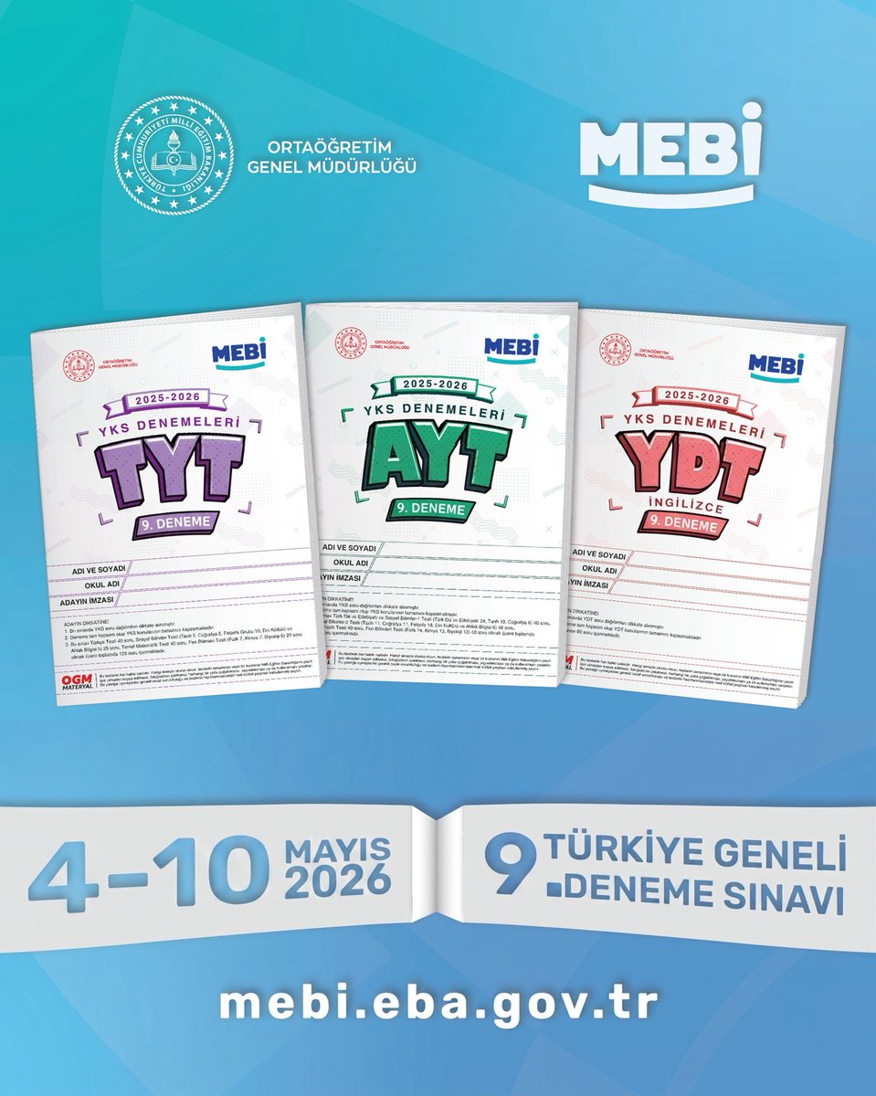 MEBİ tweet media