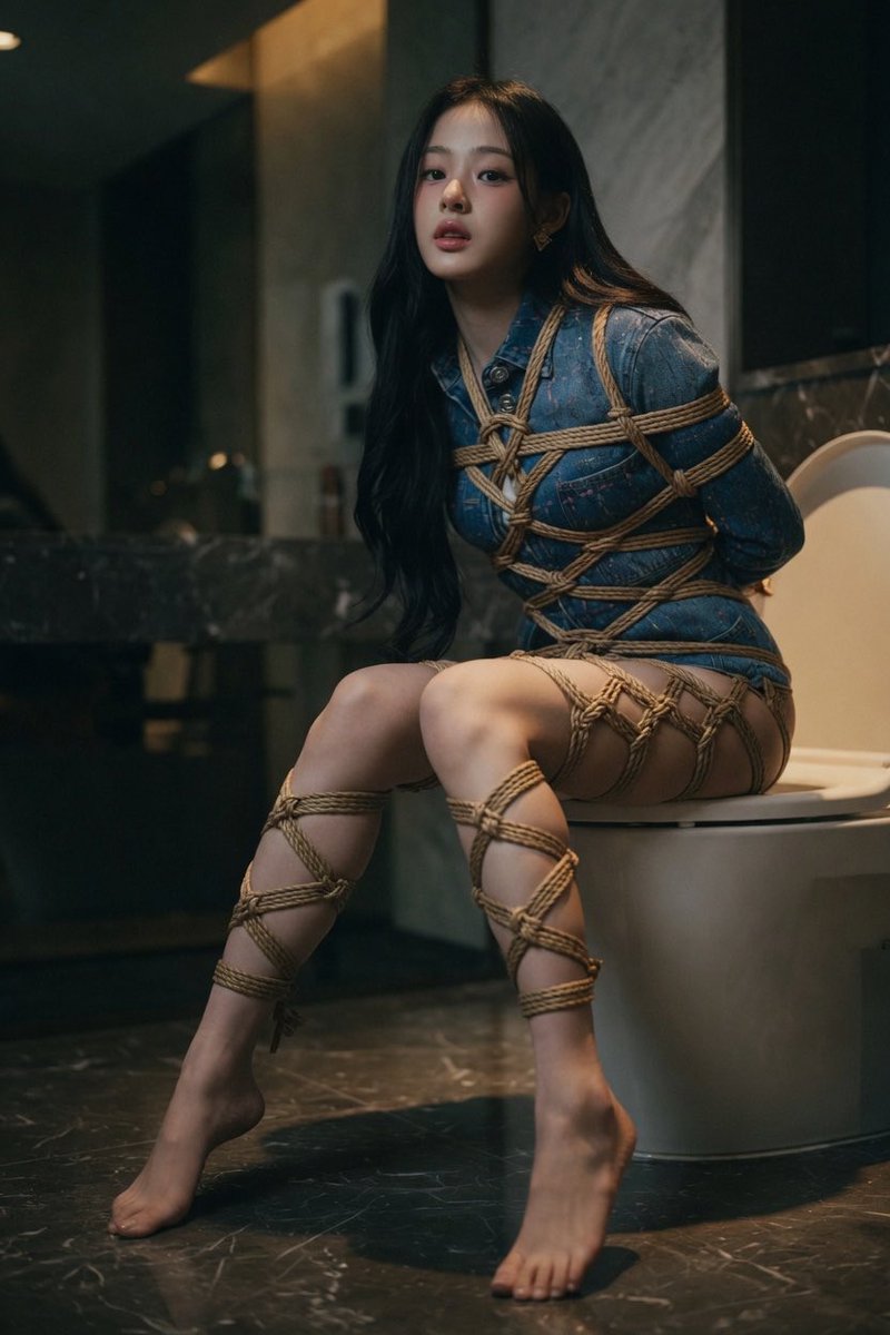 bill_sn's tweet image. #grok #grokimagine #beautifulgirl #緊縛　#kinbaku #shibari #bondage 縛られて