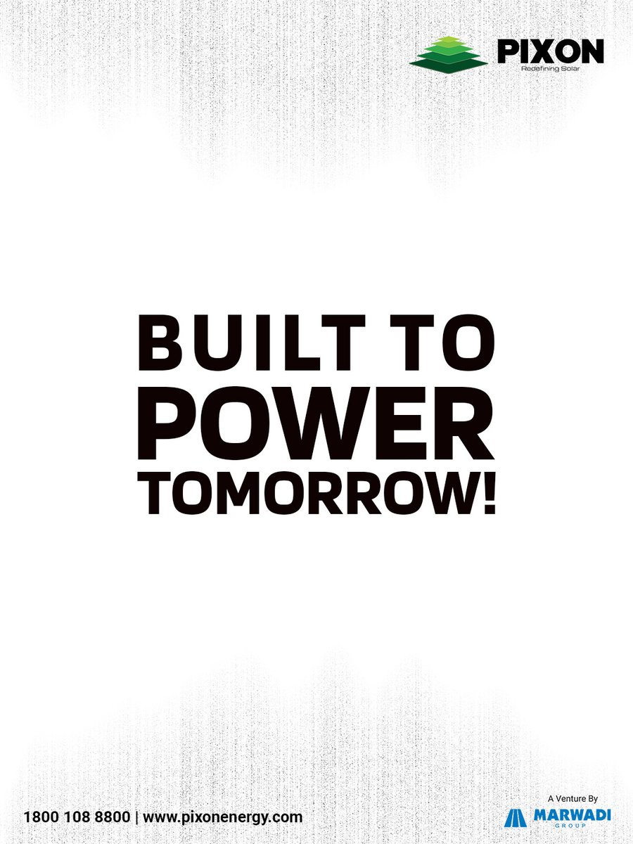 pixon_energy's tweet image. "3 P’s.
One powerful decision. 

Performance that delivers.
Profitability that rewards.
Protection you can trust.
.
.
#GoSolar #SolarPower #EnergyIndependence #SolarSavings #RenewableEnergyIndia #CleanEnergyFuture #SmartEnergy #PixonEnergy