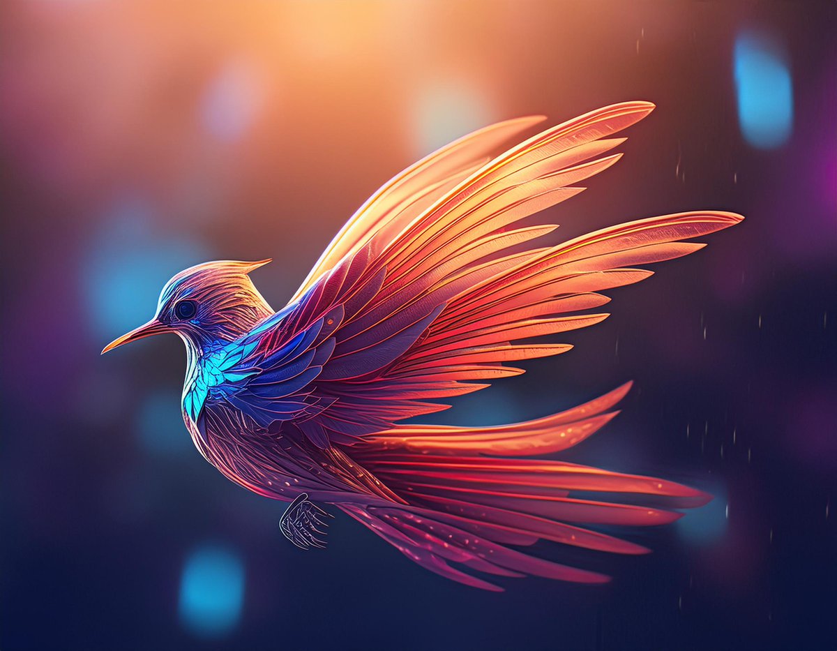 sanrotasu0216's tweet image. Birds from another dimension　Những loài chim đến từ chiều không gian khác　#AI #PS #Adobe