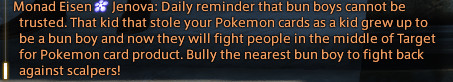 noctfair's tweet photo. wise words being shared in limsa https://t.co/KhCEKQVFwV