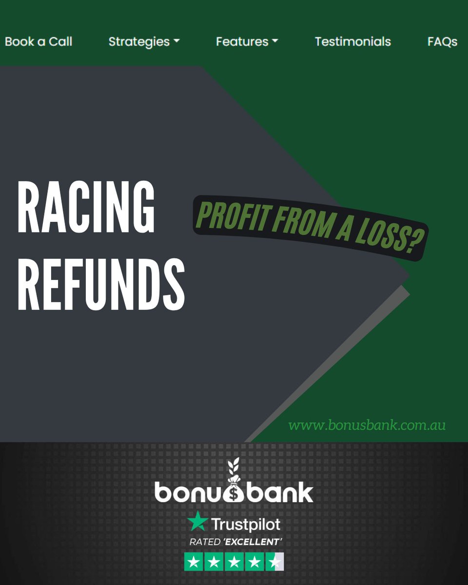 bonusbankaus's tweet photo. You don't even need to find a winner!
https://t.co/Ln05quPdWt
Join free 👉 https://t.co/wUTaAJkErM
#racingrefunds #matchedbetting #sidehustle https://t.co/api3XJ2BSh