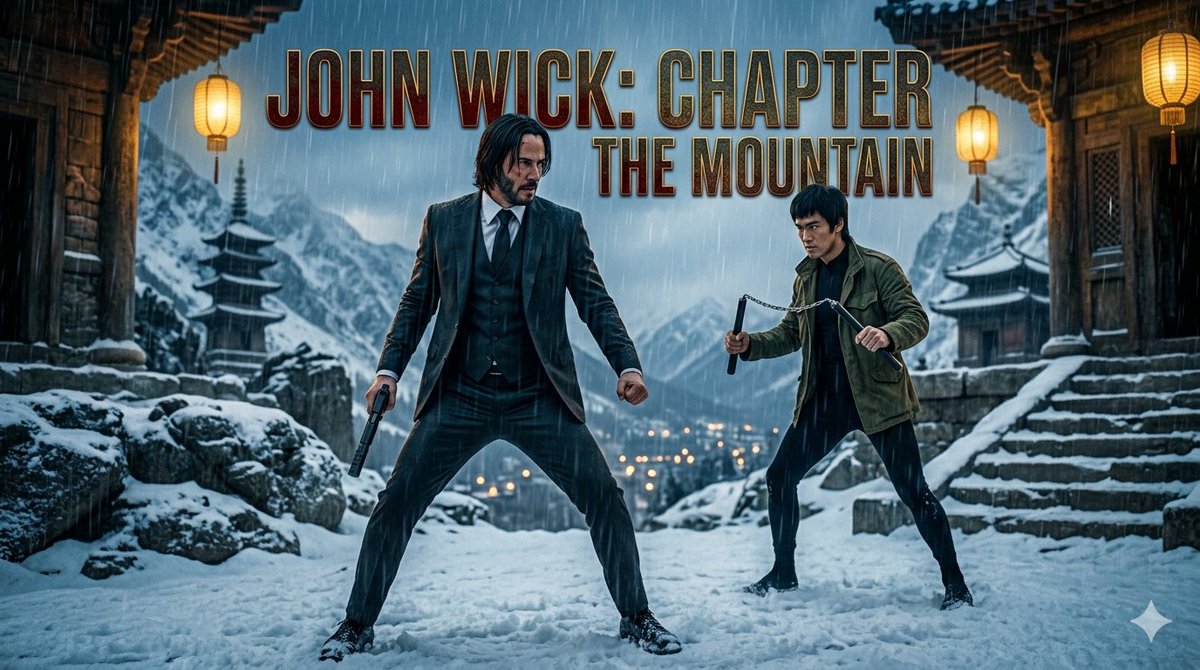 YemaaliS's tweet image. JOHN WICK: CHAPTER THE MOUNTAIN @JOHNWICK @Movies #poster