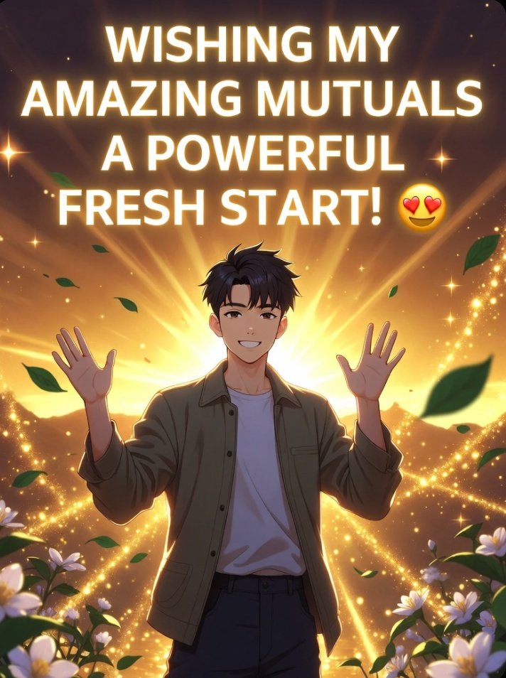 xander999xerxes's tweet image. 🌅 Wishing all my amazing mutuals a powerful fresh start today! May this week bring you new energy, big wins &amp;amp; unstoppable vibes. Let’s crush it together! 🚀✨ Tag a mutual who needs this! 👇 #FreshStart #MondayMotivation